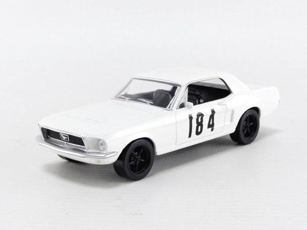 1:43 Ford Mustang Coupé 1968 Weiß n°184 Jet-Auto